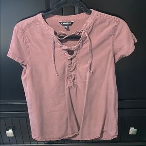 Express Tie Up T Shirt